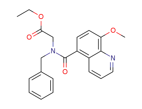 ethyl 2-(N-benzyl-8-methoxyquinoline-5-carboxamido) acetate