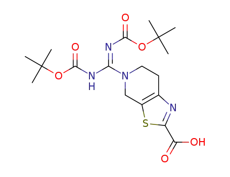 (Z)-5-(N,N'-bis(tert-butoxycarbonyl)carbamimidoyl)-4,5,6,7-tetrahydrothiazolo[5,4-c]pyridine-2-carboxylic acid