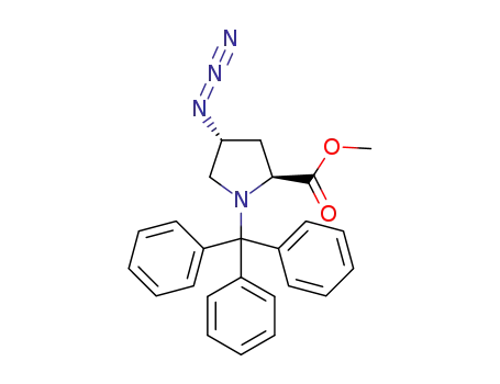 (2S,4R)-methyl 4-azido-1-tritylpyrrolidine-2-carboxylate
