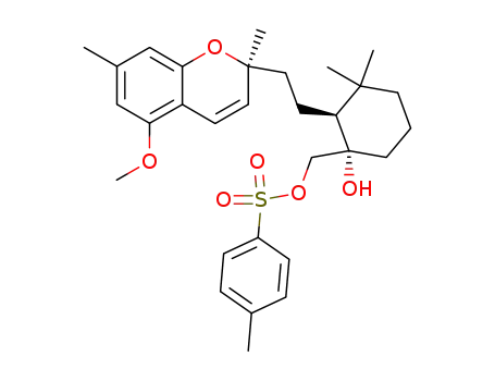 Toluene-4-sulfonic acid (1S,2S)-1-hydroxy-2-[2-((S)-5-methoxy-2,7-dimethyl-2H-chromen-2-yl)-ethyl]-3,3-dimethyl-cyclohexylmethyl ester