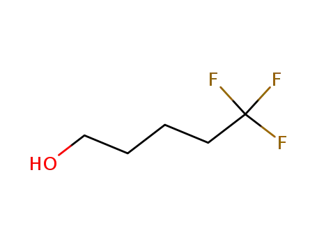 Molecular Structure of 352-61-4 (5,5,5-TRIFLUOROPENTAN-1-OL)