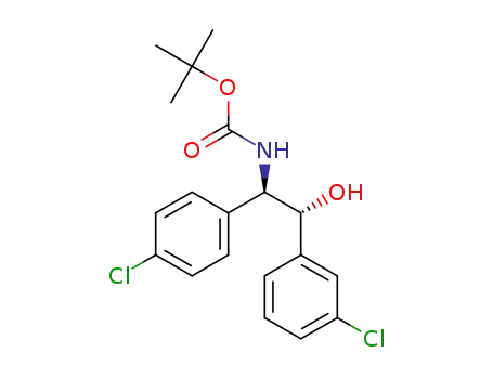 tert-butyl (1R,2R)-2-(3-chlorophenyl)-1-(4-chlorophenyl)-2-hydroxyethylcarbamate