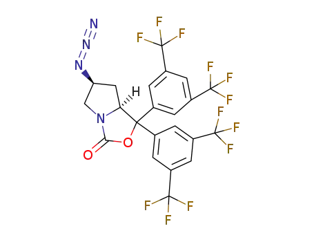 (6S,7aS)-6-azido-1,1-bis[3,5-bis(trifluoromethyl)phenyl]tetrahydropyrrolo[1,2-c]oxazol-3(1H)-one