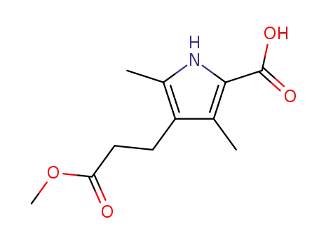 4-(2-Methoxycarbonyl-ethyl)-3,5-dimethyl-1H-pyrrole-2-carboxylic acid