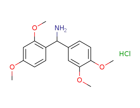 (2,4-dimethoxyphenyl)(3,4-dimethoxyphenyl)methanamine hydrochloride