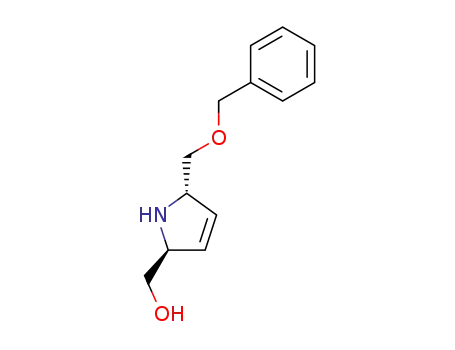 1H-Pyrrole-2-methanol, 2,5-dihydro-5-[(phenylmethoxy)methyl]-,
(2S,5S)-