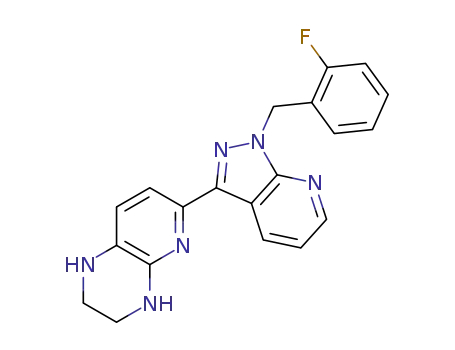 6-[1-(2-fluorobenzyl)-1H-pyrazolo[3,4-b]pyridin-3-yl]-1,2,3,4-tetrahydropyrido[2,3-b]pyrazine
