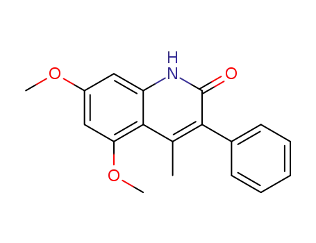 5,7-dimethoxy-4-methyl-3-phenylquinolin-2(1H)-one