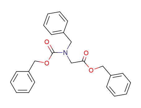 Molecular Structure of 110353-55-4 (benzyl 2-[(N-benzyl-N-benzyloxicarbonyl)amino]acetate)