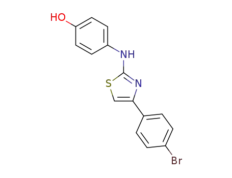 N-(4-hydroxyphenyl)-4-(4-bromophenyl)-1,3-thiazole-2-amine