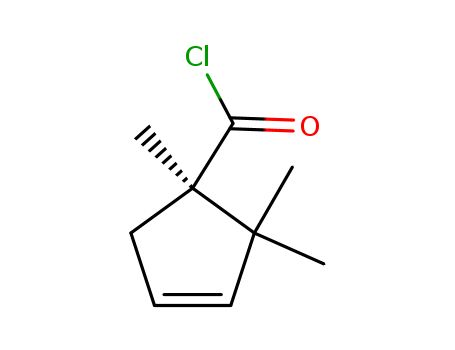 3-CYCLOPENTENE-1-CARBONYL CHLORIDE,1,2,2-TRIMETHYL-