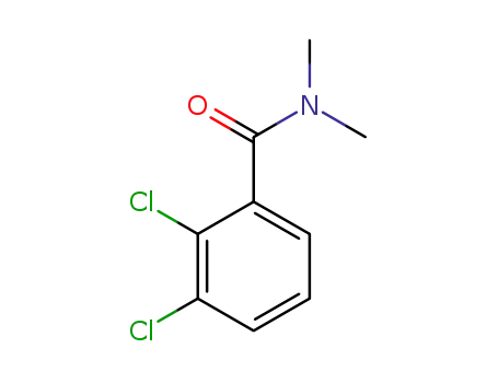 Molecular Structure of 90526-00-4 (Benzamide, 2,3-dichloro-N,N-dimethyl-)