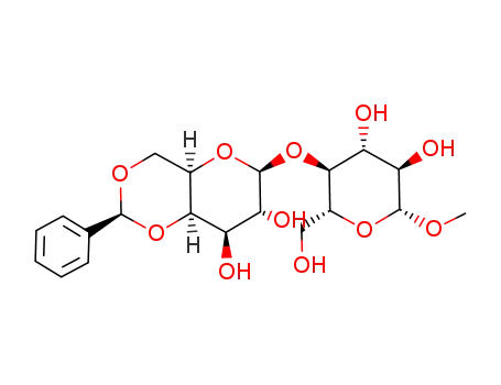 methyl 4-O-(4,6-O-benzylidene-β-D-galactopyranosyl)-β-D-glucopyranoside