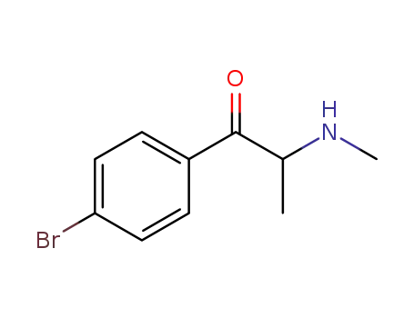 Molecular Structure of 486459-03-4 (1-(4-Bromophenyl)-2-(methylamino)-1-propanone)