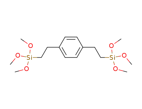 Molecular Structure of 60354-74-7 (Benzene,1,4-bis[2-(trimethoxysilyl)ethyl]-)