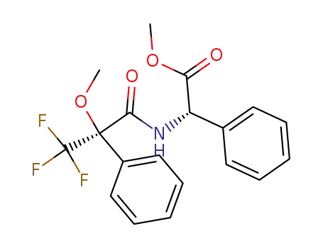 2S-((+)-α-methoxy-α-trifluoromethylphenylacetylamino)phenylacetic acid, methyl ester