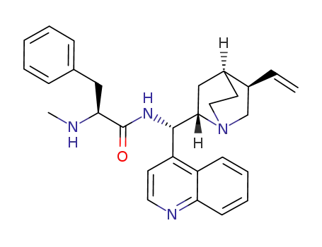 Molecular Structure of 1620137-43-0 ((8S,9S)-9-(N-methyl)-L-phenylalaninylamide(9-deoxy)-epi-cinchonidine)