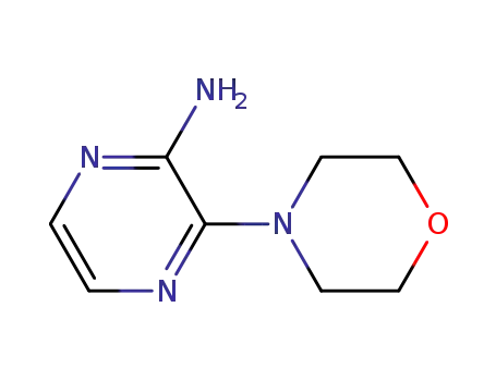 Molecular Structure of 117719-16-1 (2-AMINO-3-MORPHOLIN-4-YLPYRAZINE)