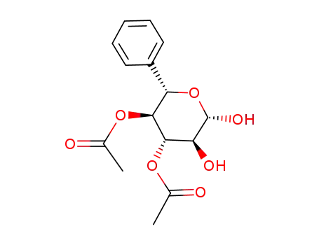 Acetic acid (2S,3S,4S,5S,6S)-4-acetoxy-5,6-dihydroxy-2-phenyl-tetrahydro-pyran-3-yl ester
