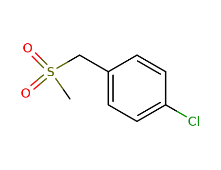 Molecular Structure of 5925-80-4 (1-chloro-4-[(methylsulfonyl)methyl]benzene)