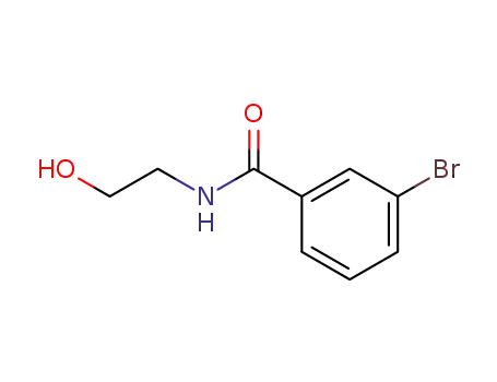 Molecular Structure of 57728-66-2 (3-Bromo-N-(2-hydroxyethyl)benzamide)
