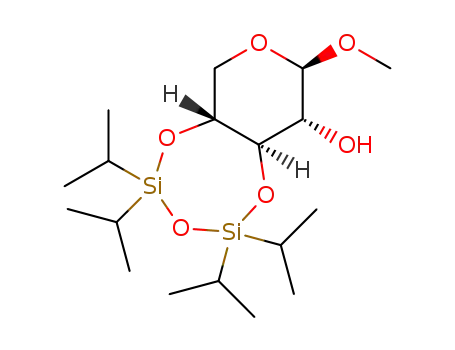 methyl 3,4-O-(1,1,3,3-tetraisopropyldisiloxane-1,3-diyl)-α-D-xylopyranoside