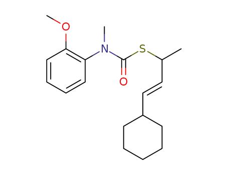 (E)-S-4-cyclohexylbut-3-en-2-yl 2-methoxyphenyl(methyl)carbamothioate