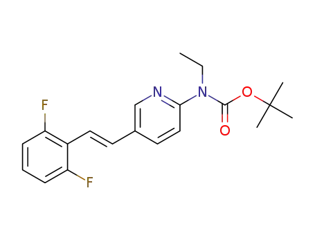 (E)-2-(N-(tertbutoxycarbonyl)-N-ethylamino)-5-(2,6-difluorostyryl)pyridine