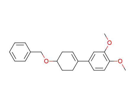 Molecular Structure of 82732-16-9 (4-(benzyloxy)-1-(3,4-dimethoxyphenyl)cyclohex-1-ene)