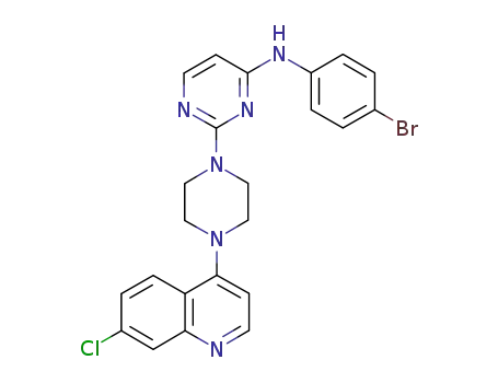 (4-bromophenyl){2-[4-(7-chloroquinolin-4-yl)piperazin-1-yl]pyrimidin-4-yl}amine