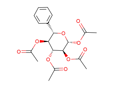 (2S,3S,4R,5S,6R)-3,4,5,6,-tetraacetoxy-2-phenyl-2H(2,3,4,5,)-tetrahydropyran