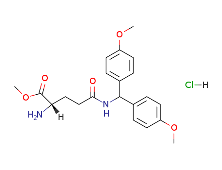 (S)-Methyl 2-amino-5-((bis(4-methoxyphenyl)methyl)amino)-5-oxopentanoate hydrochloride