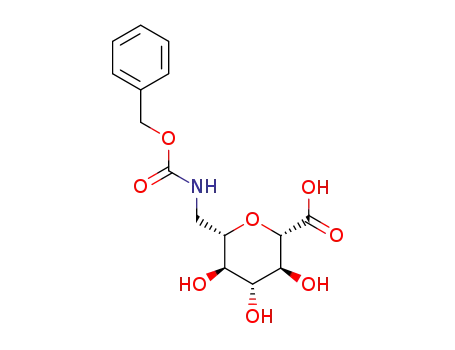 (2S,3S,4R,5R,6S)-6-(Benzyloxycarbonylamino-methyl)-3,4,5-trihydroxy-tetrahydro-pyran-2-carboxylic acid