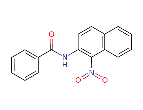 Molecular Structure of 6299-41-8 (N-(1-nitronaphthalen-2-yl)benzamide)