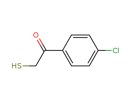 Molecular Structure of 23081-12-1 (1-(4-chlorophenyl)-2-mercaptoethanone)