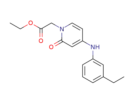 ethyl 2-[4-(3-ethylphenylamino)-2-oxopyridin-1(2H)-yl]acetate