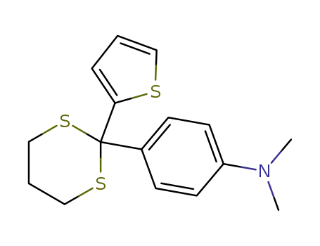 Benzenamine, N,N-dimethyl-4-[2-(2-thienyl)-1,3-dithian-2-yl]-