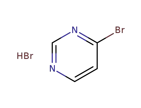 Molecular Structure of 1187931-22-1 (4-Bromopyrimidine hydrobromide)