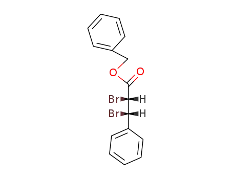Molecular Structure of 40326-94-1 ((trans)-benzyl 2,3-dibromo-3-phenylpropanoate)