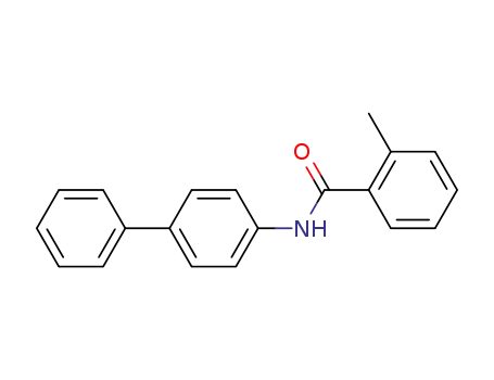 Molecular Structure of 108166-23-0 (N-([1,1'-biphenyl]-4-yl)-2-methylbenzamide)