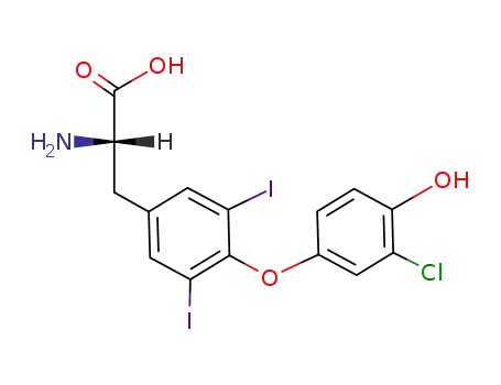L-Tyrosine, O-(3-chloro-4-hydroxyphenyl)-3,5-diiodo-
