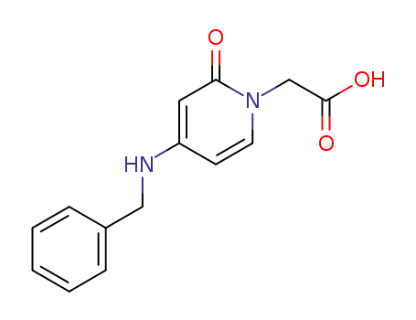 2-[4-(benzylamino)-2-oxopyridin-1(2H)-yl]acetic acid