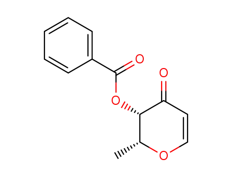 (+/-)-cis-2-methyl-3-(benzoyloxy)-2,3-dihydropyrone