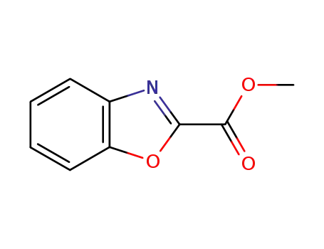 Molecular Structure of 27383-86-4 (BENZOOXAZOLE-2-CARBOXYLIC ACID METHYL ESTER)