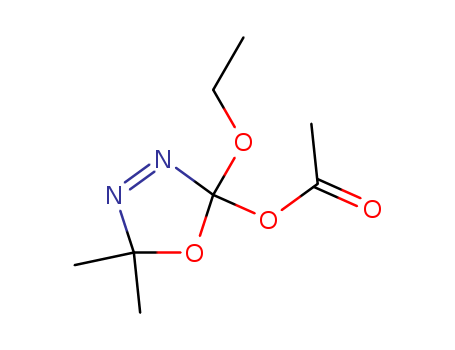 1,3,4-Oxadiazol-2-ol,2-ethoxy-2,5-dihydro-5,5-dimethyl-, 2-acetate