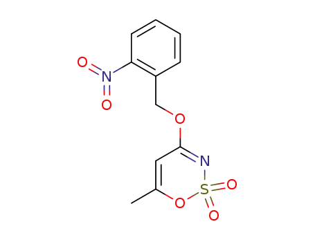 6-methyl-4-[(2-nitrobenzyl)oxy]-1,2,3-oxathiazine 2,2-dioxide