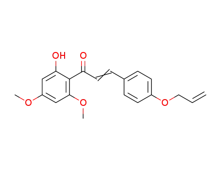 2-Propen-1-one,
1-(2-hydroxy-4,6-dimethoxyphenyl)-3-[4-(2-propenyloxy)phenyl]-