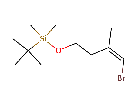 Silane, [(4-bromo-3-methyl-3-butenyl)oxy](1,1-dimethylethyl)dimethyl-,
(Z)-