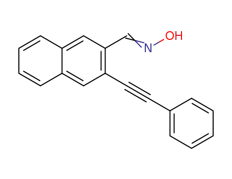 3-(phenylethynyl)-2-naphthaldehyde oxime