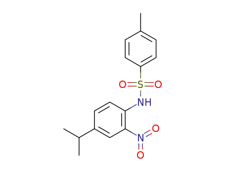 Molecular Structure of 1620787-16-7 (N-(4-isopropyl-2-nitrophenyl)-4-methylbenzenesulfonamide)
